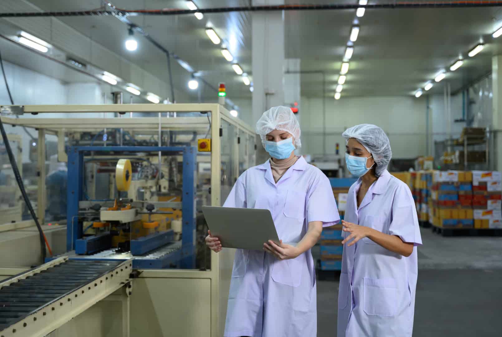 Production worker for food production